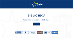 Desktop Screenshot of biblioteca.unilasalle.edu.br